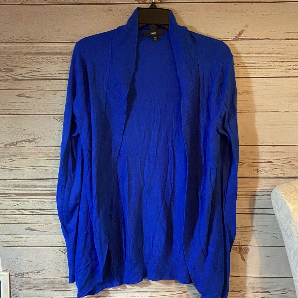 Mossimo from Target bright blue cardigan size large
